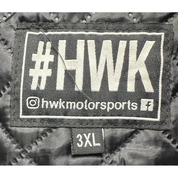 HWK Motorcycle 3XL Jacket  Men's Padded Adventure/Touring Cordura Textile Fabric - Picture 15 of 15